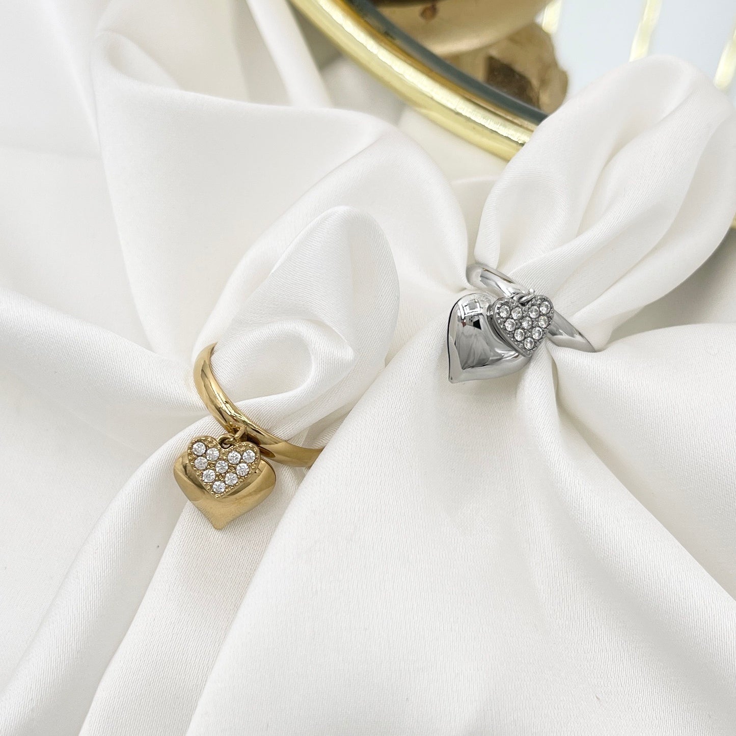 Anello Double Heart