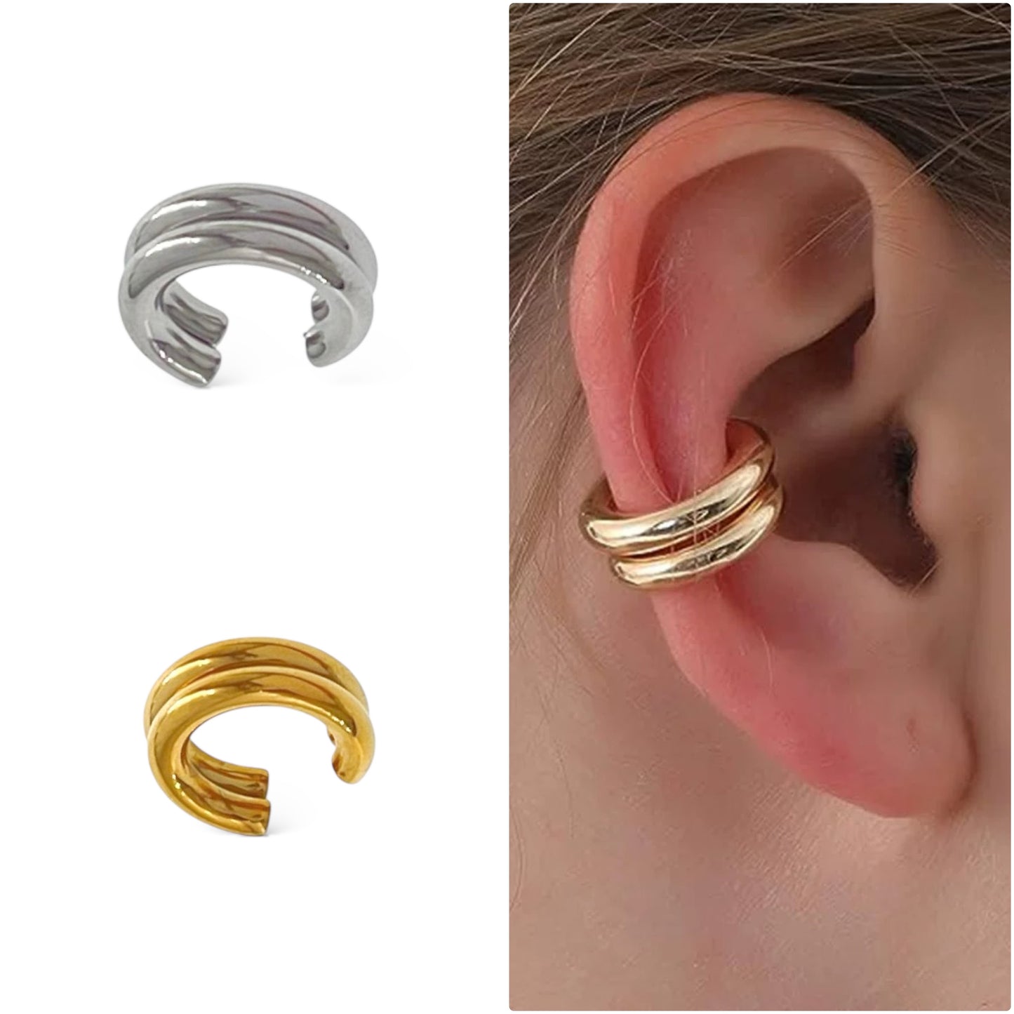 Earcuff Double