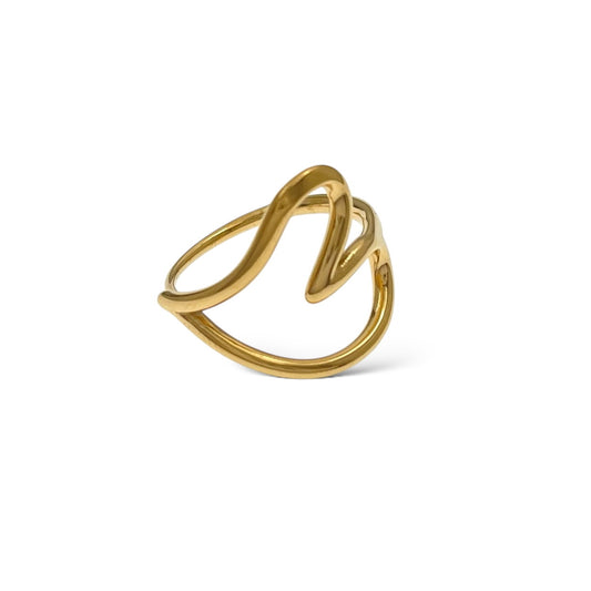 Anello Cuore Bucato