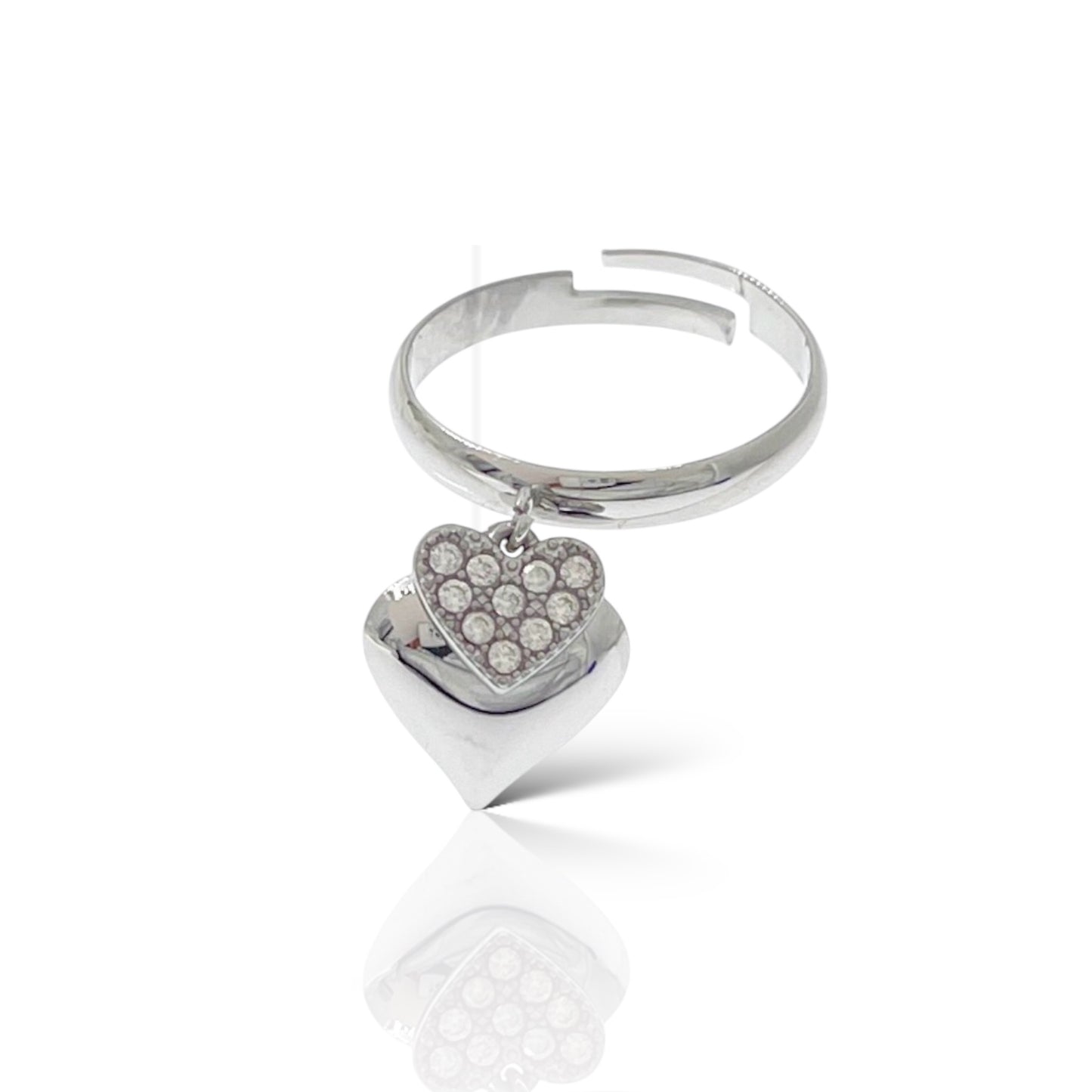 Anello Double Heart