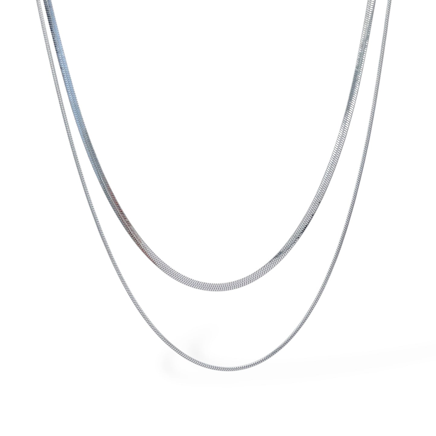 Collana Snake Double