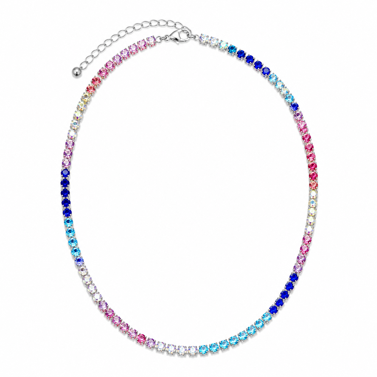 Collana Tennis Degradè