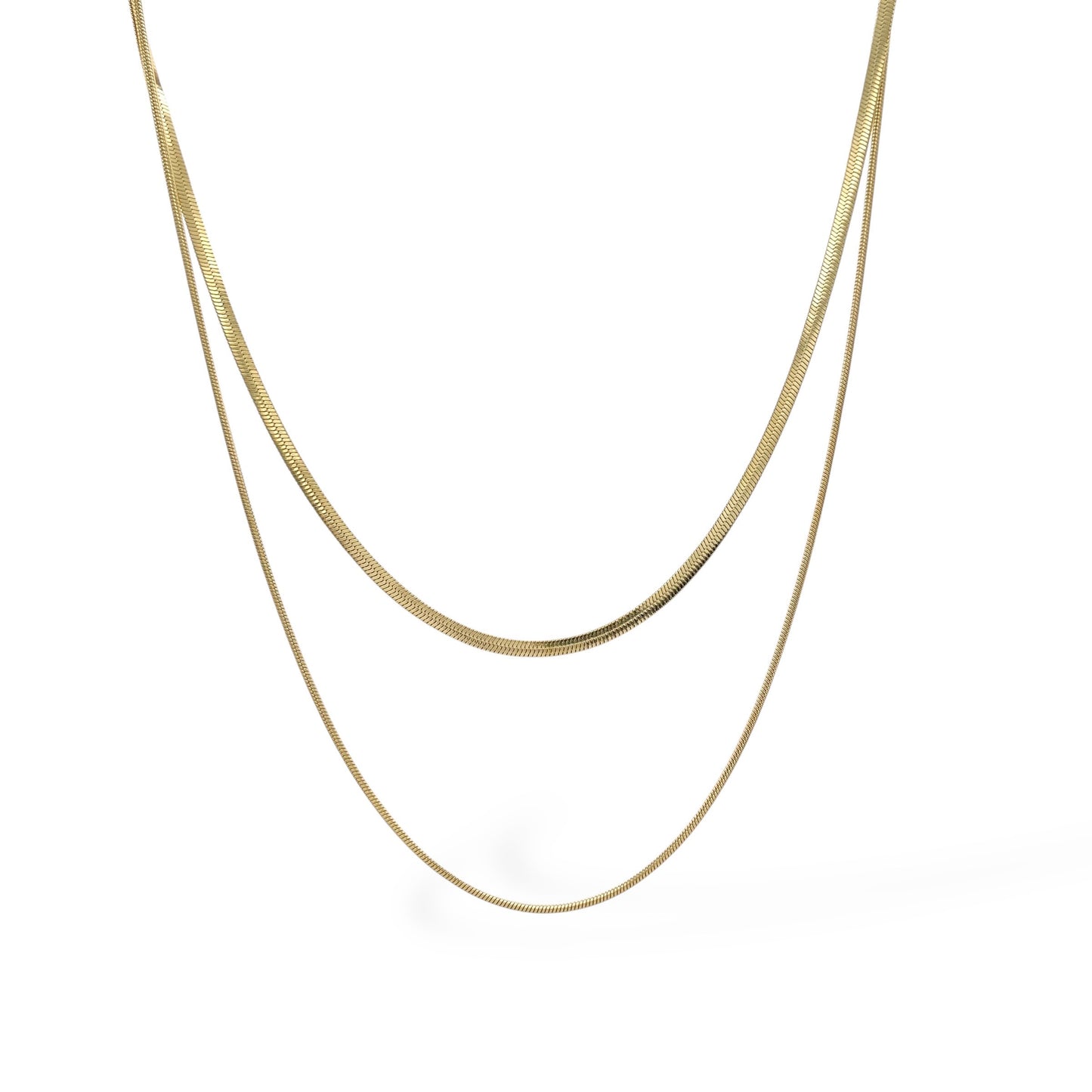 Collana Snake Double