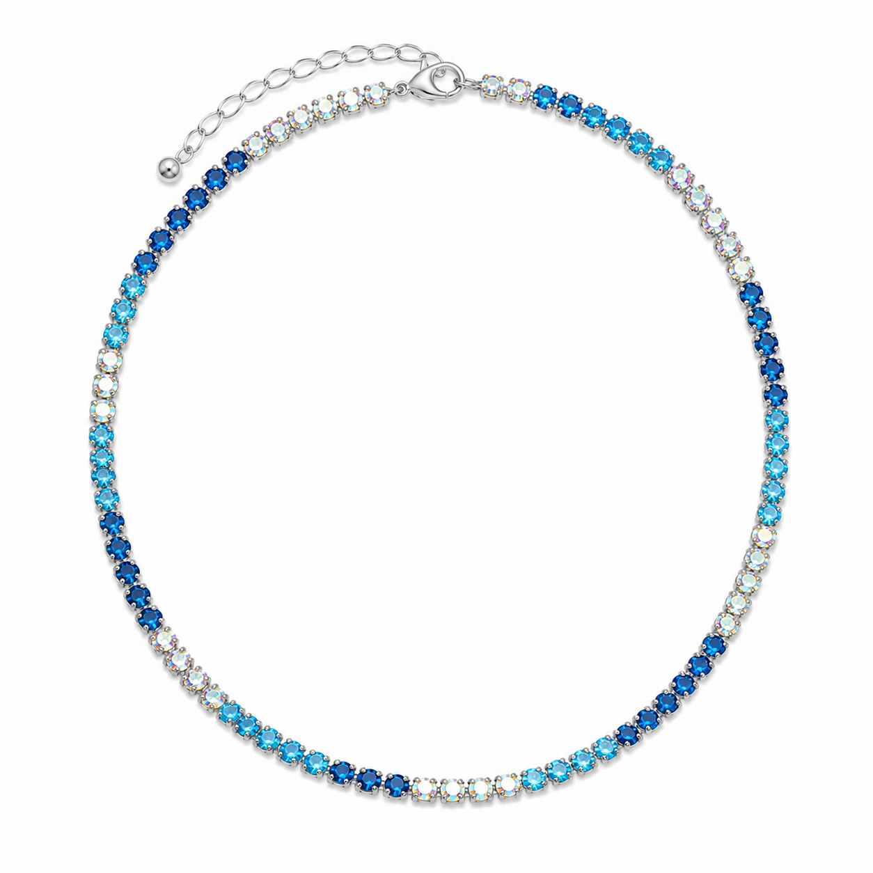 Collana Tennis Degradè