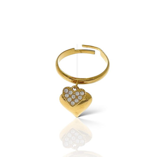 Anello Double Heart