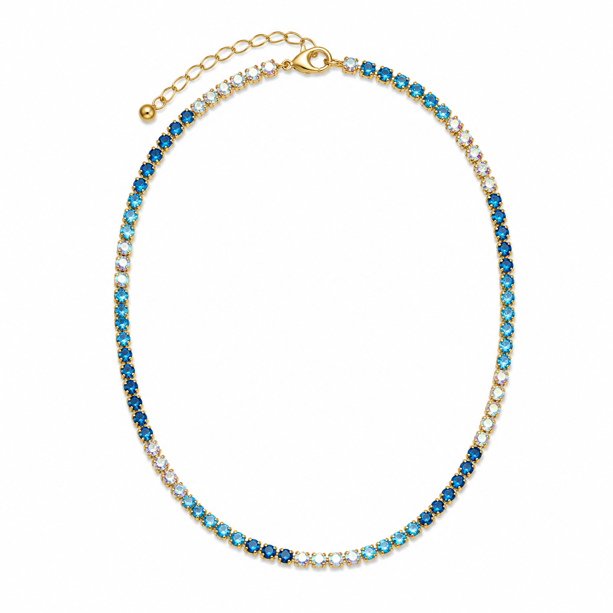 Collana Tennis Degradè