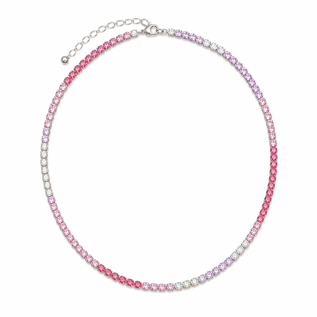 Collana Tennis Degradè