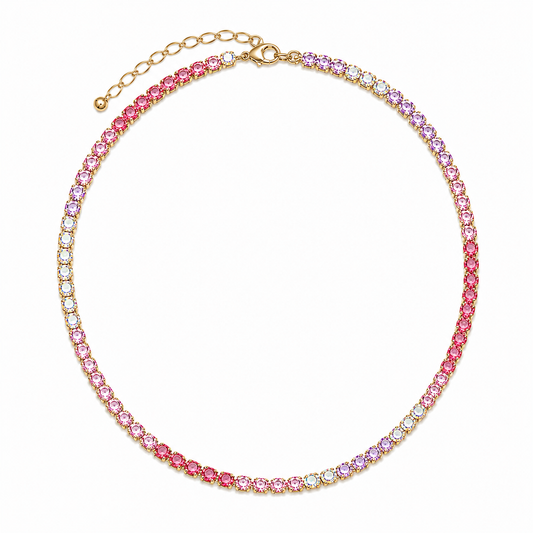 Collana Tennis Degradè